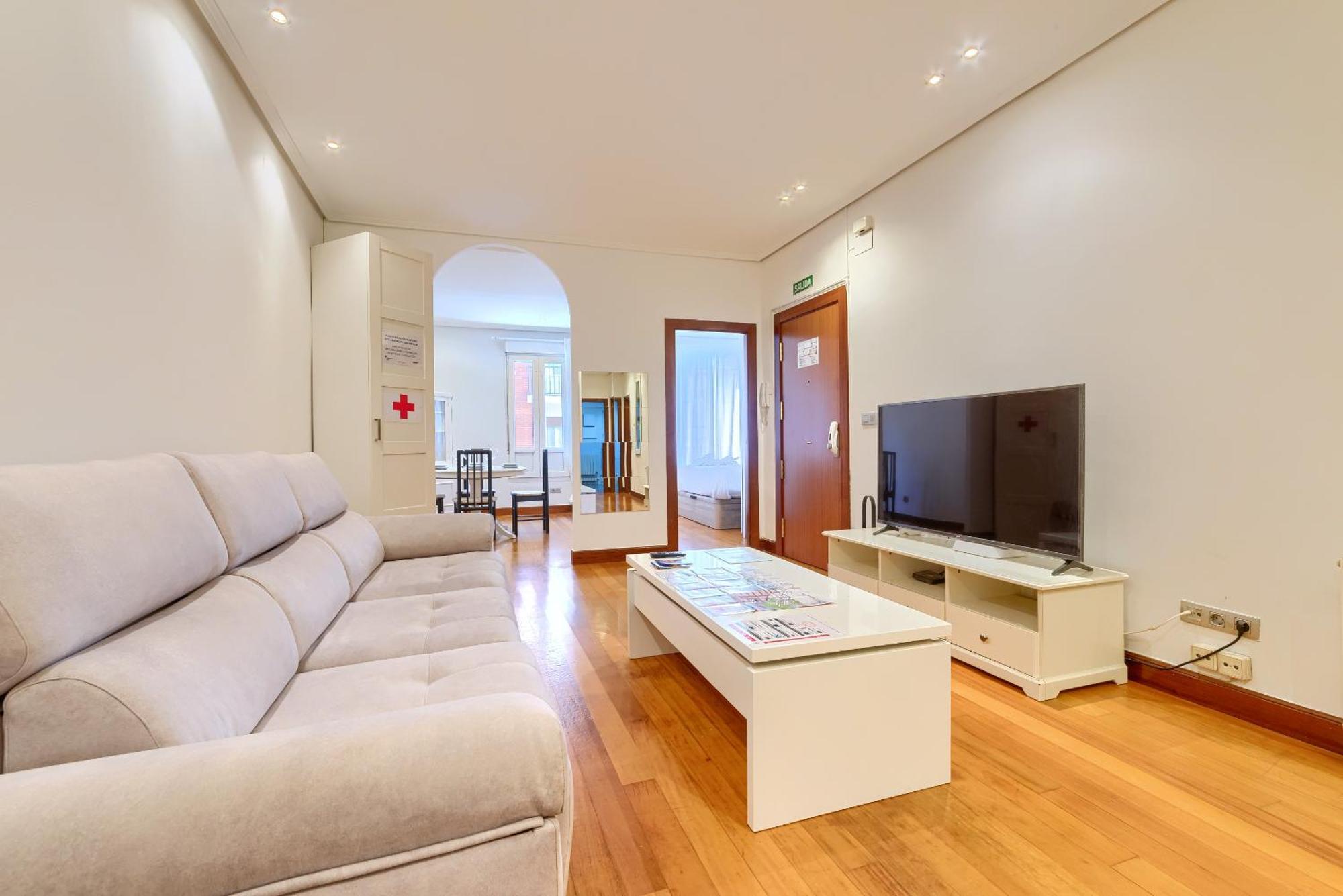 Apartamento Ayuntamiento Cerca Del Casco Viejo & Parking Bilbao Exterior foto